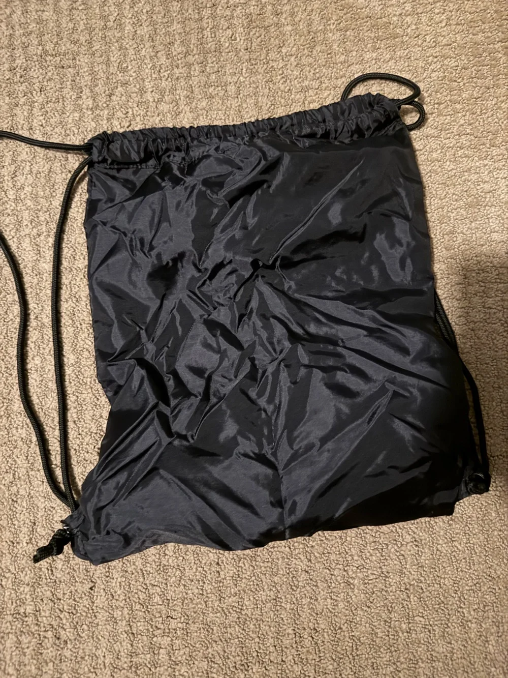 Chicago White Sox Black Drawstring Bag